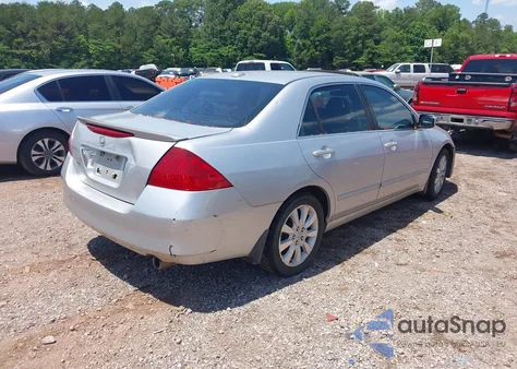 2006 Honda Accord 3.0 Ex из США, поврежденный, VIN 1HGCM66856A023506